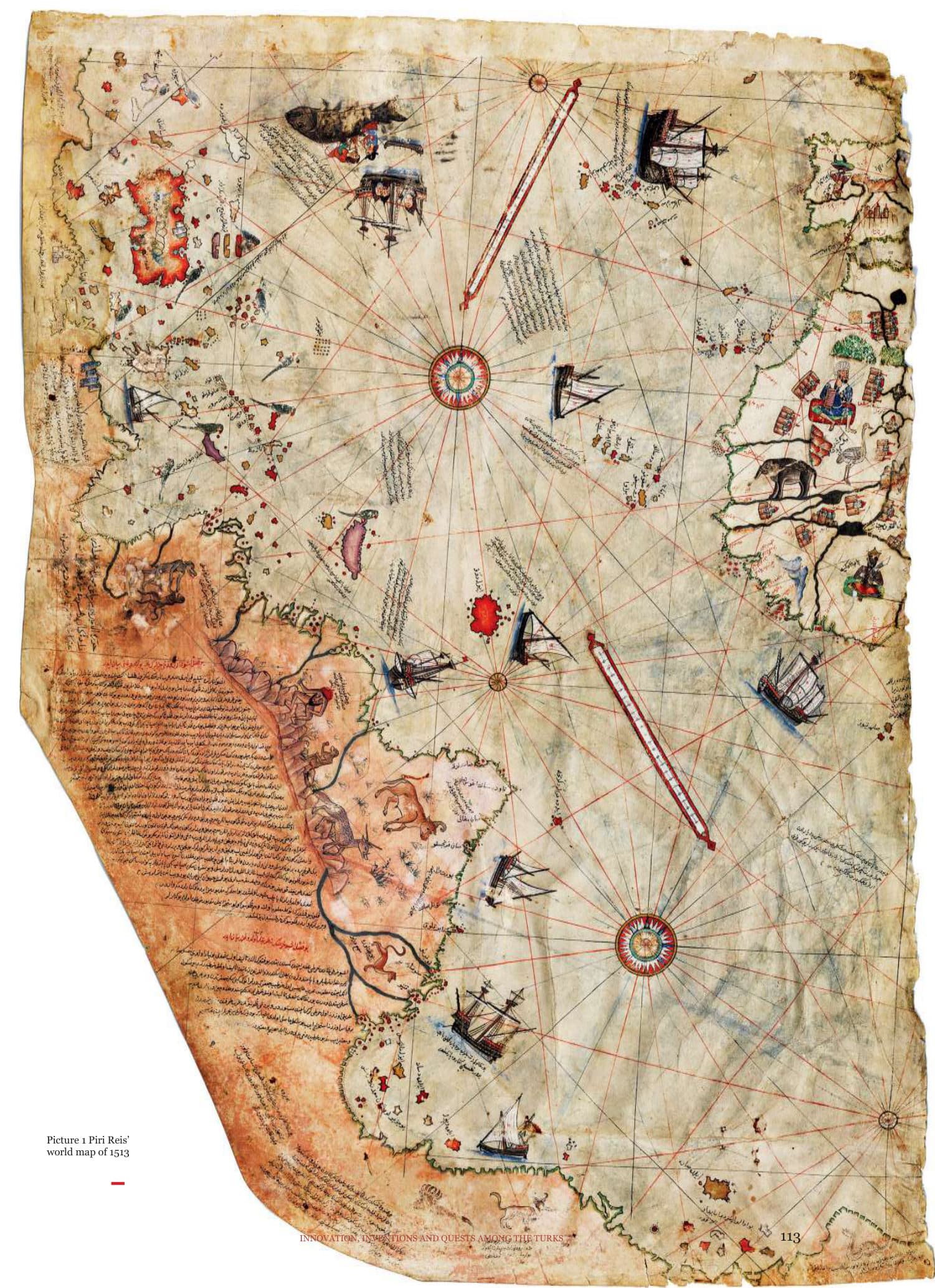 Pîrî Reis’s world map