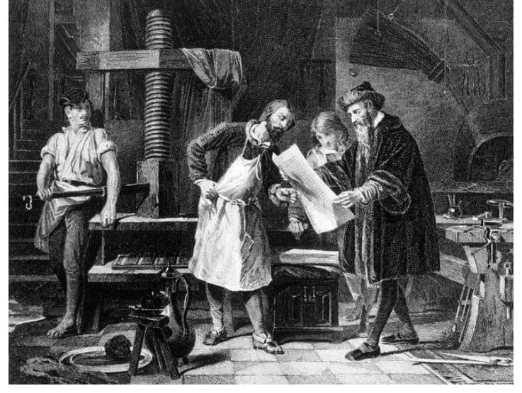 The arrival of printing