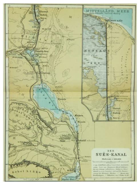 The idea of a Suez canal